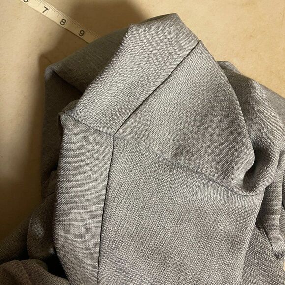 Alfred Dunner Gray Flat Front Pant 12 - Picture 11 of 11